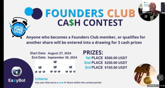 Founders Club Contest